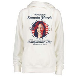 Vote Kamaia Harris 2024 Inauguration Day 2025 Womens Funnel Neck Pullover Hood