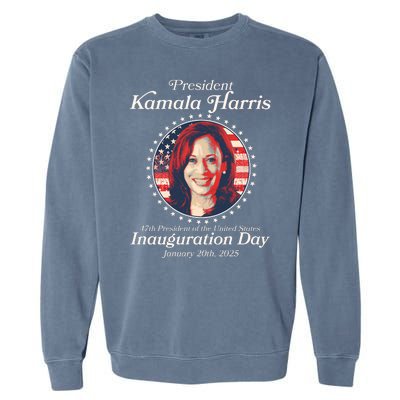 Vote Kamaia Harris 2024 Inauguration Day 2025 Garment-Dyed Sweatshirt