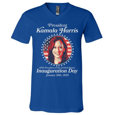 Vote Kamaia Harris 2024 Inauguration Day 2025 V-Neck T-Shirt