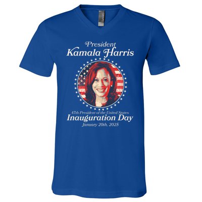 Vote Kamaia Harris 2024 Inauguration Day 2025 V-Neck T-Shirt