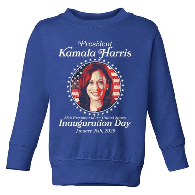 Vote Kamaia Harris 2024 Inauguration Day 2025 Toddler Sweatshirt
