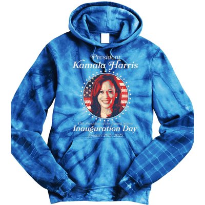 Vote Kamaia Harris 2024 Inauguration Day 2025 Tie Dye Hoodie