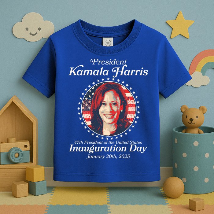 Vote Kamaia Harris 2024 Inauguration Day 2025 Toddler T-Shirt