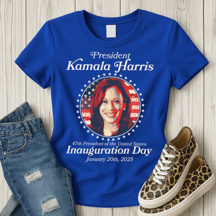 Vote Kamaia Harris 2024 Inauguration Day 2025 Womens T-Shirt