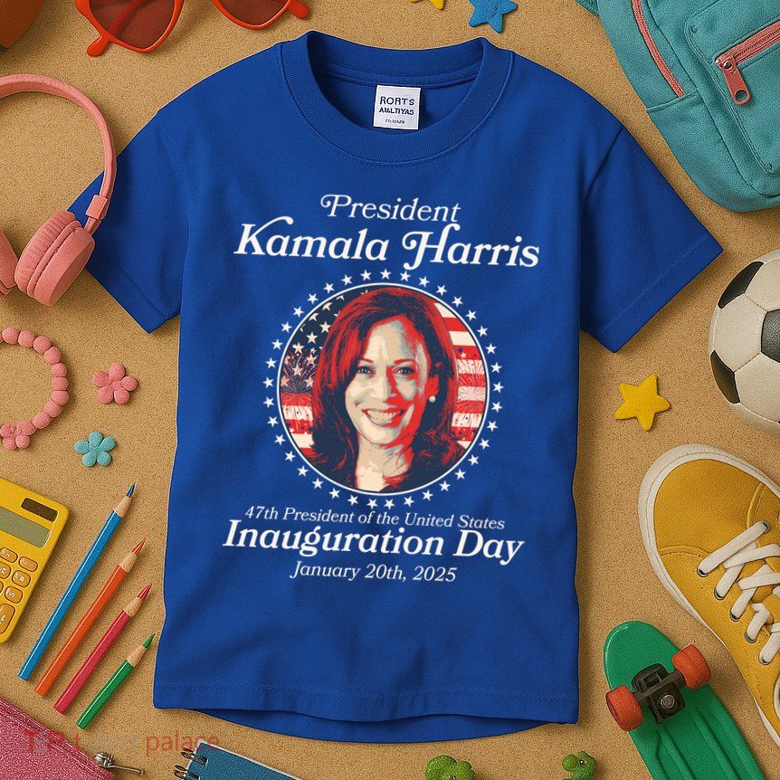 Vote Kamaia Harris 2024 Inauguration Day 2025 Kids T-Shirt