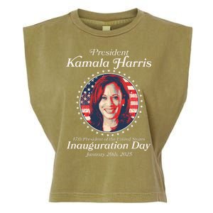 Vote Kamaia Harris 2024 Inauguration Day 2025 Garment-Dyed Women's Muscle Tee