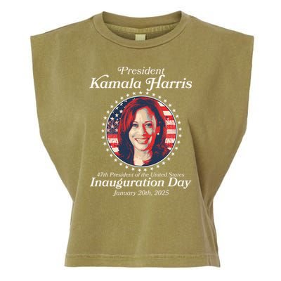 Vote Kamaia Harris 2024 Inauguration Day 2025 Garment-Dyed Women's Muscle Tee