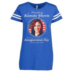 Vote Kamaia Harris 2024 Inauguration Day 2025 Enza Ladies Jersey Football T-Shirt