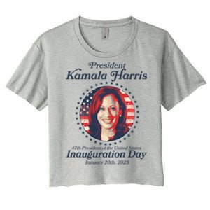 Vote Kamaia Harris 2024 Inauguration Day 2025 Women's Crop Top Tee