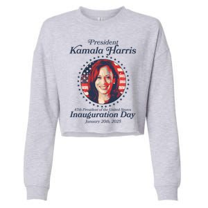 Vote Kamaia Harris 2024 Inauguration Day 2025 Cropped Pullover Crew