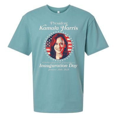 Vote Kamaia Harris 2024 Inauguration Day 2025 Sueded Cloud Jersey T-Shirt