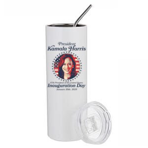 Vote Kamaia Harris 2024 Inauguration Day 2025 Stainless Steel Tumbler