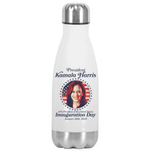 Vote Kamaia Harris 2024 Inauguration Day 2025 Stainless Steel Insulated Water Bottle