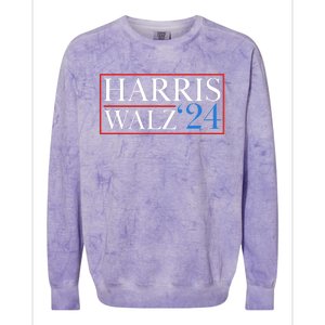 Vote Kamala Harris Tim Walz 2024 Election Colorblast Crewneck Sweatshirt