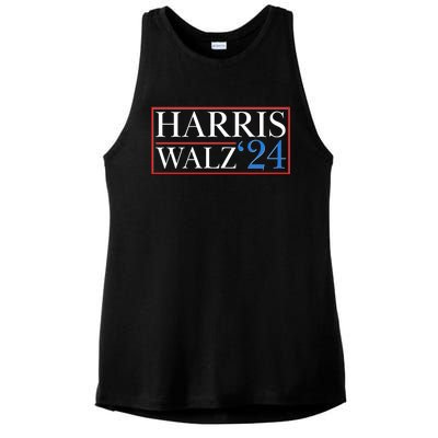 Vote Kamala Harris Tim Walz 2024 Election Ladies PosiCharge Tri-Blend Wicking Tank