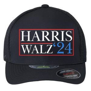 Vote Kamala Harris Tim Walz 2024 Election Flexfit Unipanel Trucker Cap