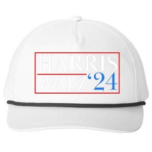 Vote Kamala Harris Tim Walz 2024 Election Snapback Five-Panel Rope Hat