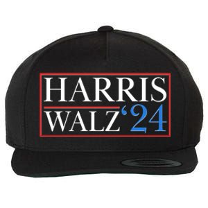 Vote Kamala Harris Tim Walz 2024 Election Wool Snapback Cap