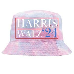 Vote Kamala Harris Tim Walz 2024 Election Tie-Dyed Bucket Hat