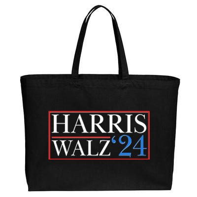 Vote Kamala Harris Tim Walz 2024 Election Cotton Canvas Jumbo Tote