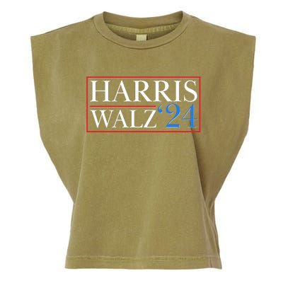 Vote Kamala Harris Tim Walz 2024 Election Garment-Dyed Women's Muscle Tee