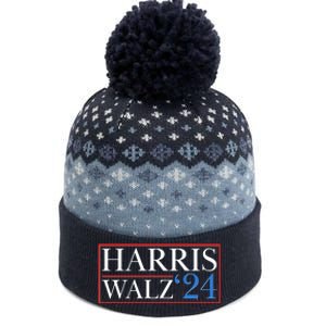 Vote Kamala Harris Tim Walz 2024 Election The Baniff Cuffed Pom Beanie