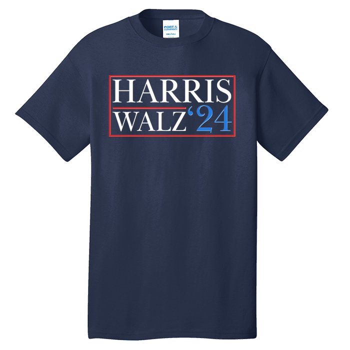 Vote Kamala Harris Tim Walz 2024 Election Tall T-Shirt