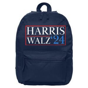 Vote Kamala Harris Tim Walz 2024 Election 16 in Basic Backpack