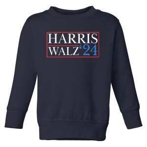 Vote Kamala Harris Tim Walz 2024 Election Toddler Sweatshirt