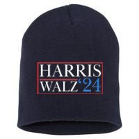 Vote Kamala Harris Tim Walz 2024 Election Short Acrylic Beanie