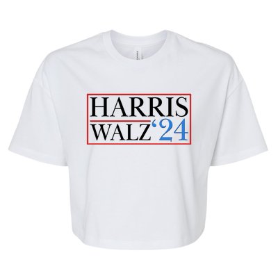 Vote Kamala Harris Tim Walz 2024 Election Bella+Canvas Jersey Crop Tee