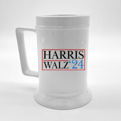 Vote Kamala Harris Tim Walz 2024 Election Beer Stein