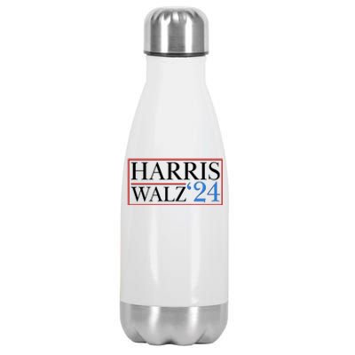 Vote Kamala Harris Tim Walz 2024 Election Stainless Steel Insulated Water Bottle