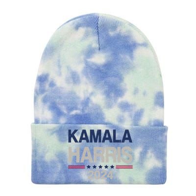 Vintage Kamala Harris 2024 Cute Tie Dye 12in Knit Beanie