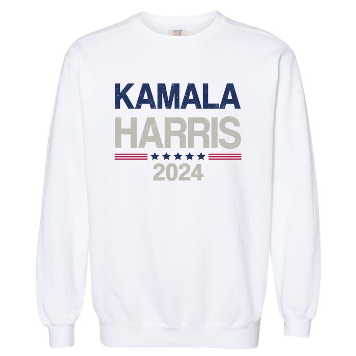 Vintage Kamala Harris 2024 Cute Garment-Dyed Sweatshirt