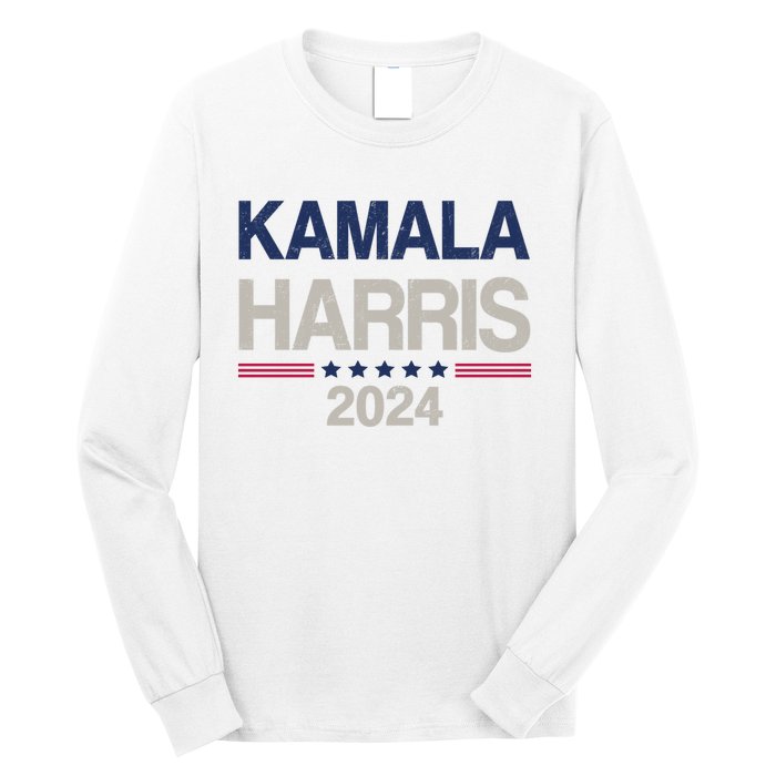 Vintage Kamala Harris 2024 Cute Long Sleeve Shirt