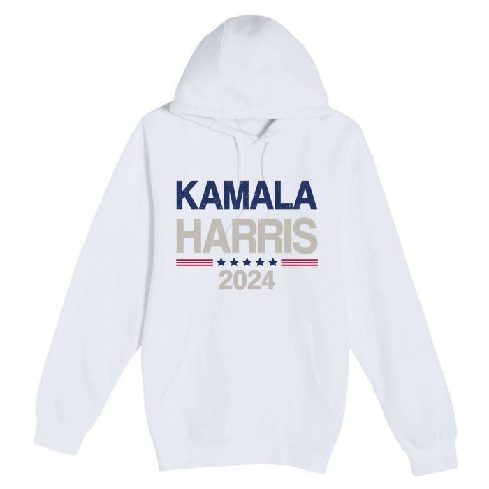 Vintage Kamala Harris 2024 Cute Premium Pullover Hoodie