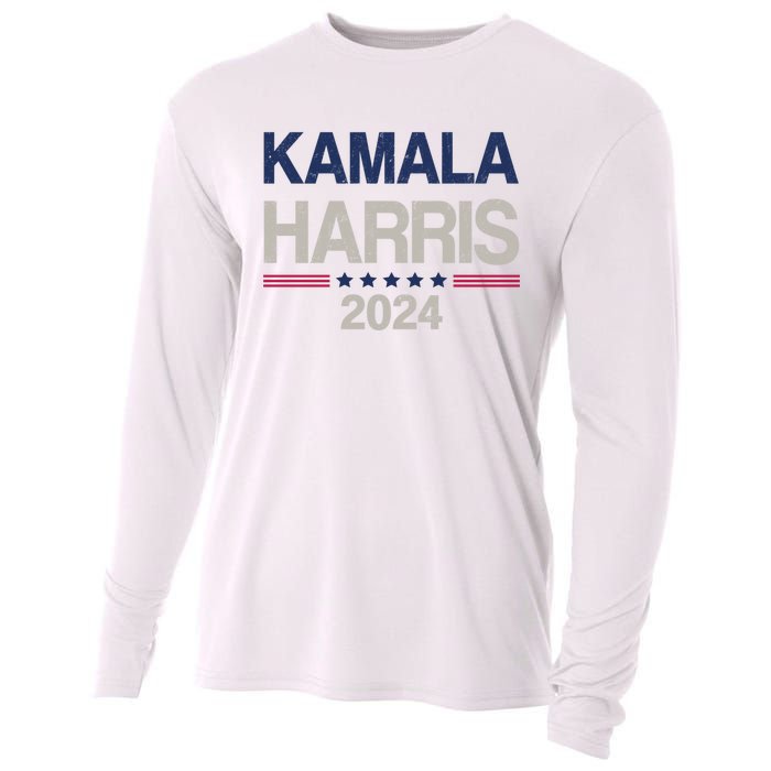 Vintage Kamala Harris 2024 Cute Cooling Performance Long Sleeve Crew