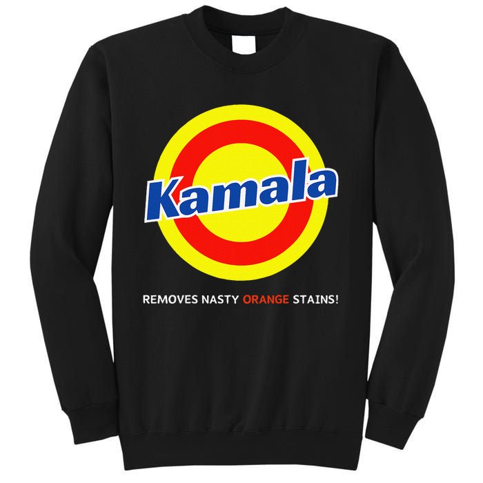 Vote Kamala Harris Removes Nasty Orange Stains Detergent Fun Gift Sweatshirt