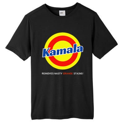 Vote Kamala Harris Removes Nasty Orange Stains Detergent Fun Gift Tall Fusion ChromaSoft Performance T-Shirt