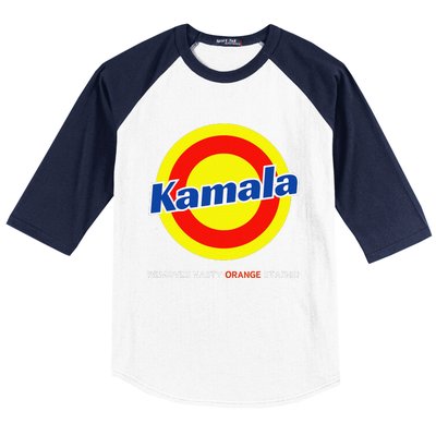 Vote Kamala Harris Removes Nasty Orange Stains Detergent Fun Gift Baseball Sleeve Shirt