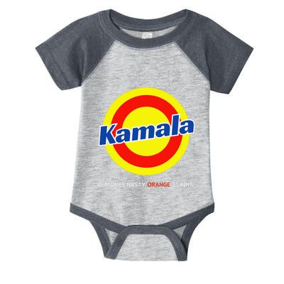 Vote Kamala Harris Removes Nasty Orange Stains Detergent Fun Gift Infant Baby Jersey Bodysuit