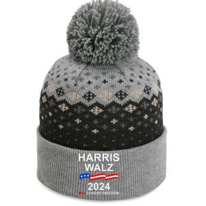 Vote Kamala Harris Tim Walz 2024 President We Choose Freedom The Baniff Cuffed Pom Beanie