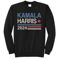 Vintage Kamala Harris 2024 For President Election Campaign Tall Sweatshirt