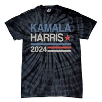 Vintage Kamala Harris 2024 For President Election Campaign Tie-Dye T-Shirt