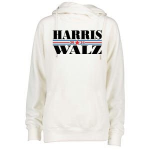 Vote Kamala Harris Tim Walz 2024 Election Womens Funnel Neck Pullover Hood