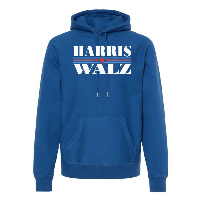 Vote Kamala Harris Tim Walz 2024 Election Premium Hoodie