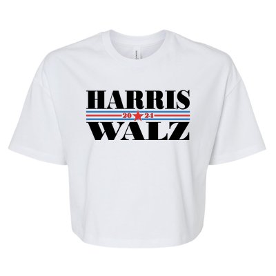 Vote Kamala Harris Tim Walz 2024 Election Bella+Canvas Jersey Crop Tee