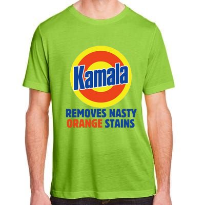 Vote Kamala Harris 2024 Removes Nasty Orange Stains Funny Adult ChromaSoft Performance T-Shirt