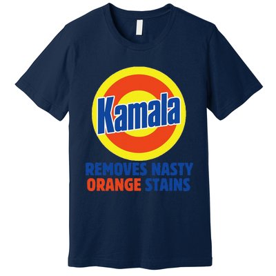 Vote Kamala Harris 2024 Removes Nasty Orange Stains Funny Premium T-Shirt